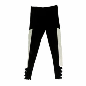 PINK Victoria's Secret Black High Rise Cut Out Yoga Leggings Small